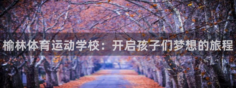 3377体育官网下载开户：榆林体育运动学校：开启孩子